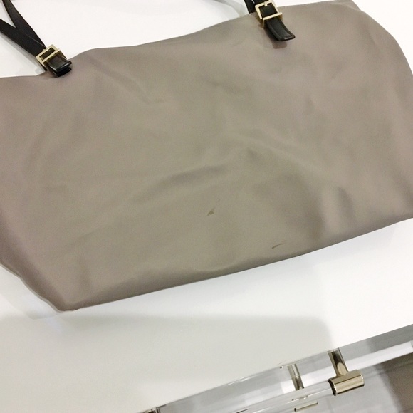 Kate Spade Gray Black Large Zipped Tote Bag - Picture 7 of 10